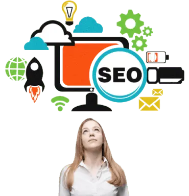 woman thinking of better seo solution